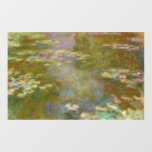 Claude Monet - Water Lily Pond 1917 Window Cling<br><div class="desc">Water Lily Pond (Nympheas) - Claude Monet,  Oil on Canvas,  1917-1919</div>