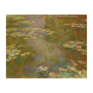 Claude Monet - Water Lily Pond 1917 Wood Wall Art