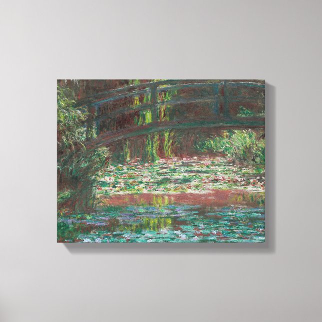 Claude Monet - Water Lily Pond Canvas Print (Front)