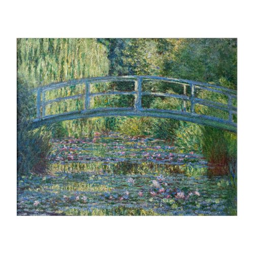 Claude Monet _ Water Lily pond Green Harmony Acrylic Print