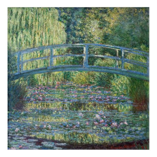 Claude Monet _ Water Lily pond Green Harmony Acrylic Print