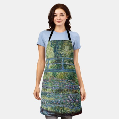 Claude Monet _ Water Lily pond Green Harmony Apron