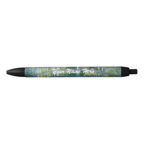 Claude Monet _ Water Lily pond Green Harmony Black Ink Pen