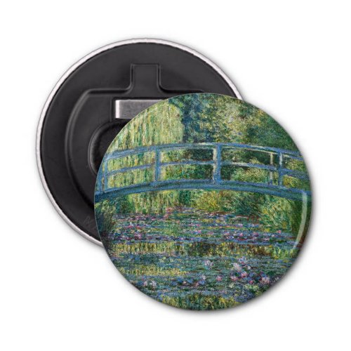 Claude Monet _ Water Lily pond Green Harmony Bottle Opener