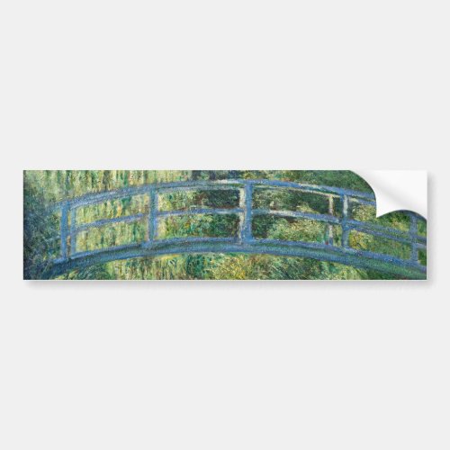 Claude Monet _ Water Lily pond Green Harmony Bumper Sticker