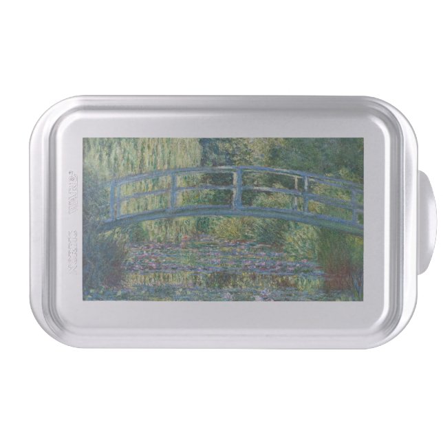 Claude Monet - Water Lily pond, Green Harmony Cake Pan (Front)