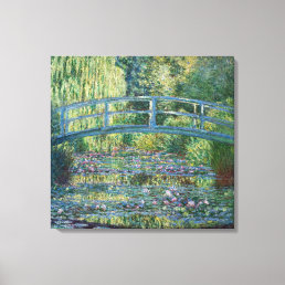 Claude Monet - Water Lily pond, Green Harmony Canvas Print