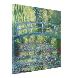 Claude Monet - Water Lily pond, Green Harmony Canvas Print