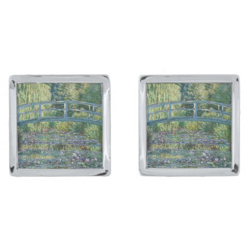 Claude Monet _ Water Lily pond Green Harmony Cufflinks