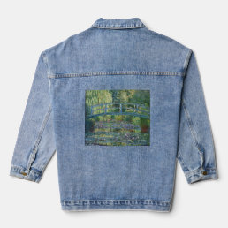 Claude Monet - Water Lily pond, Green Harmony Denim Jacket