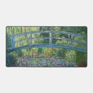 Claude Monet - Water Lily pond, Green Harmony Desk Mat