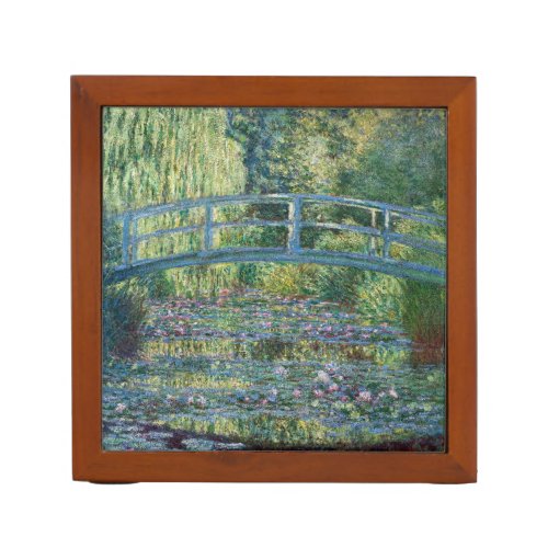 Claude Monet _ Water Lily pond Green Harmony Desk Organizer