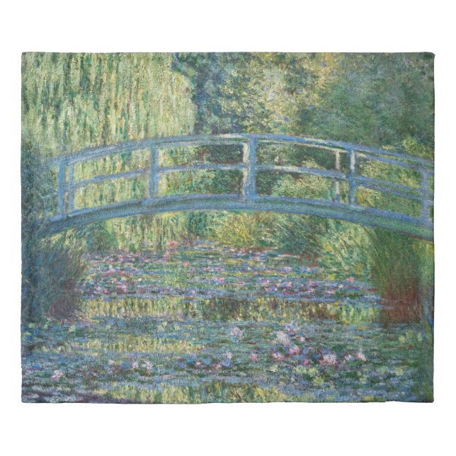 Claude Monet - Water Lily pond, Green Harmony Duvet Cover (Front)