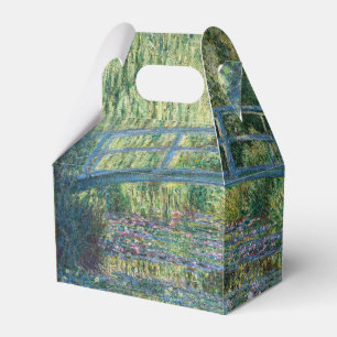 Claude Monet - Water Lily pond, Green Harmony Favor Boxes