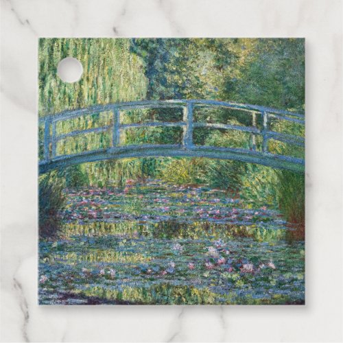 Claude Monet _ Water Lily pond Green Harmony Favor Tags