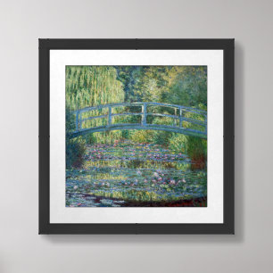 Claude Monet - Water Lily pond, Green Harmony Framed Art