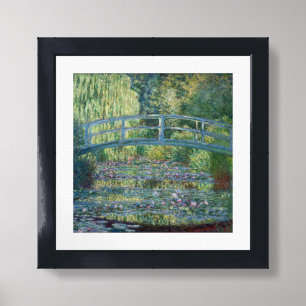 Claude Monet - Water Lily pond, Green Harmony Framed Art