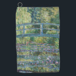 Claude Monet - Water Lily pond, Green Harmony Golf Towel<br><div class="desc">Water Lily pond,  Green Harmony / Le Bassin aux Nympheas,  Harmonie Verte by Claude Monet in 1899</div>