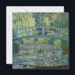 Claude Monet - Water Lily pond, Green Harmony Invitation<br><div class="desc">Water Lily pond,  Green Harmony / Le Bassin aux Nympheas,  Harmonie Verte by Claude Monet in 1899</div>