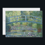 Claude Monet - Water Lily pond, Green Harmony Invitation<br><div class="desc">Water Lily pond,  Green Harmony / Le Bassin aux Nympheas,  Harmonie Verte by Claude Monet in 1899</div>