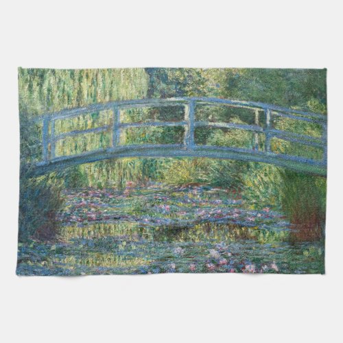 Claude Monet _ Water Lily pond Green Harmony Kitchen Towel