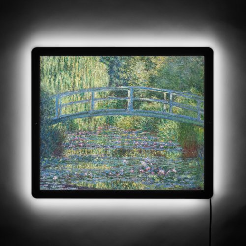 Claude Monet _ Water Lily pond Green Harmony LED Sign