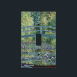 Claude Monet - Water Lily pond, Green Harmony Light Switch Cover<br><div class="desc">Water Lily pond,  Green Harmony / Le Bassin aux Nympheas,  Harmonie Verte by Claude Monet in 1899</div>