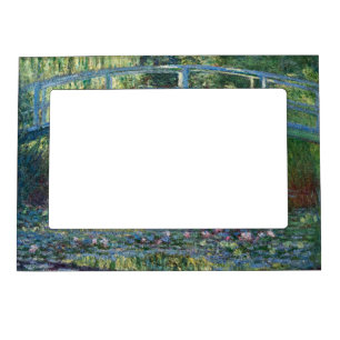 Claude Monet - Water Lily pond, Green Harmony Magnetic Frame