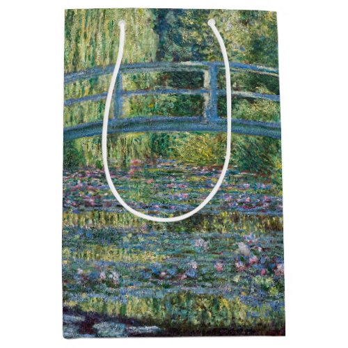 Claude Monet _ Water Lily pond Green Harmony Medium Gift Bag