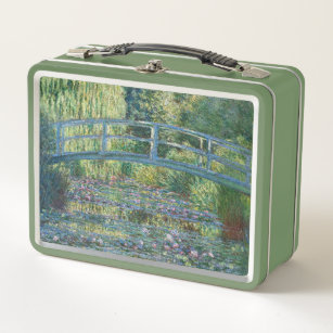 Claude Monet - Water Lily pond, Green Harmony Metal Lunch Box