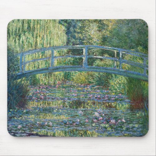 Claude Monet _ Water Lily pond Green Harmony Mouse Pad