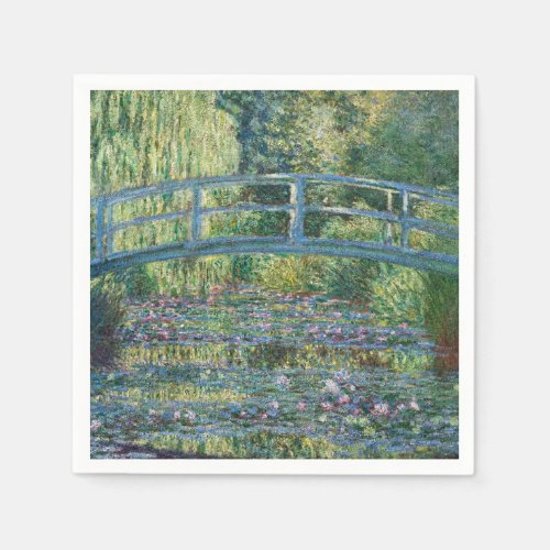 Claude Monet _ Water Lily pond Green Harmony Napkins