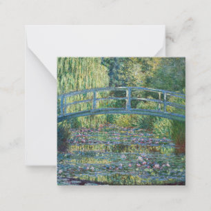 Claude Monet - Water Lily pond, Green Harmony Note Card