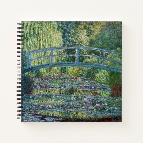 Claude Monet _ Water Lily pond Green Harmony Notebook