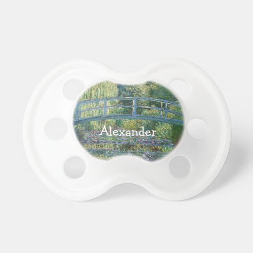 Claude Monet _ Water Lily pond Green Harmony Pacifier