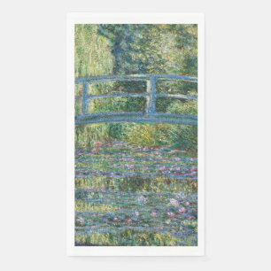 Claude Monet - Water Lily pond, Green Harmony Paper Guest Towels