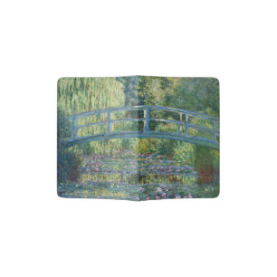 Claude Monet - Water Lily pond, Green Harmony Passport Holder