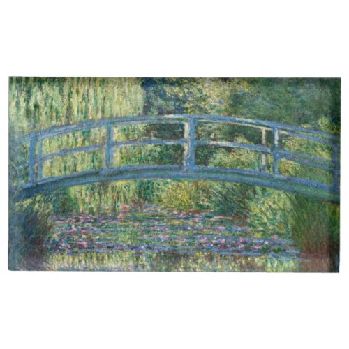Claude Monet _ Water Lily pond Green Harmony Place Card Holder