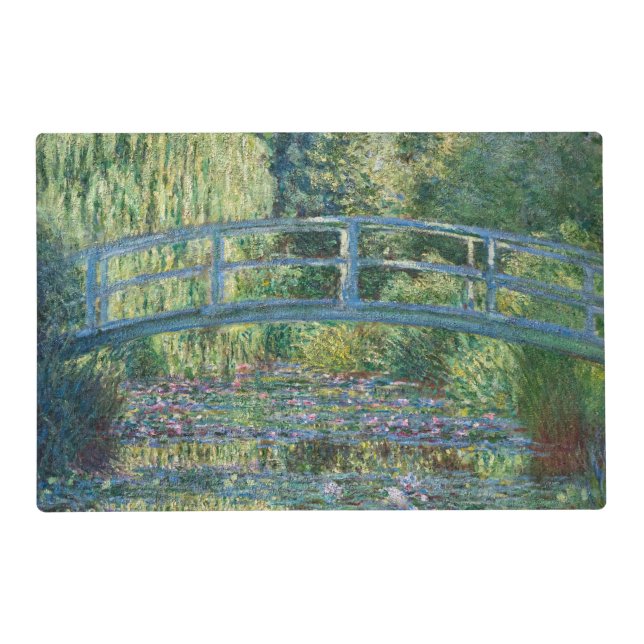 Claude Monet - Water Lily pond, Green Harmony Placemat (Front)