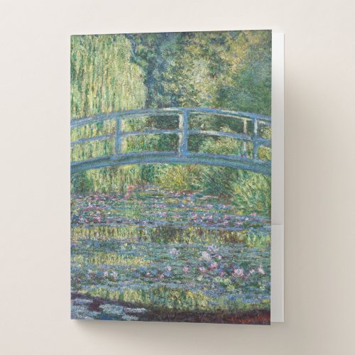 Claude Monet _ Water Lily pond Green Harmony Pocket Folder