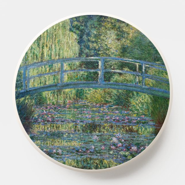 Claude Monet - Water Lily pond, Green Harmony PopSocket (Popsocket)
