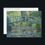 Claude Monet - Water Lily pond, Green Harmony Postcard<br><div class="desc">Water Lily pond,  Green Harmony / Le Bassin aux Nympheas,  Harmonie Verte by Claude Monet in 1899</div>