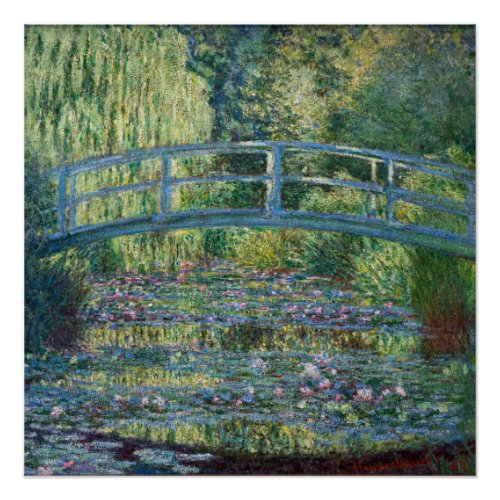 Claude Monet _ Water Lily pond Green Harmony Poster