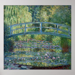 Claude Monet - Water Lily pond, Green Harmony Poster