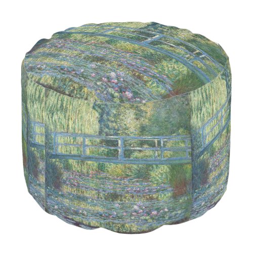 Claude Monet _ Water Lily pond Green Harmony Pouf