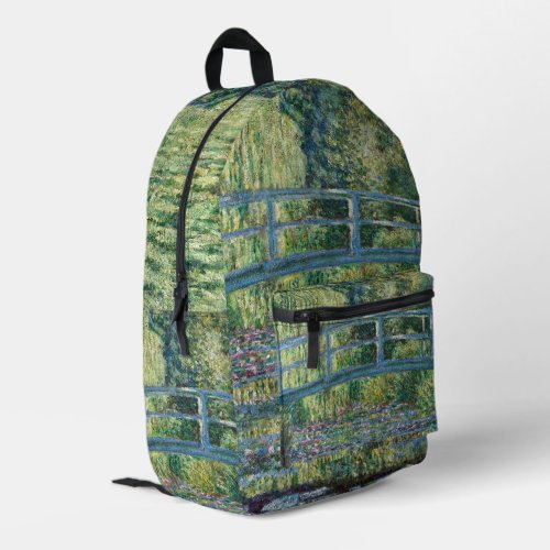 Claude Monet _ Water Lily pond Green Harmony Printed Backpack