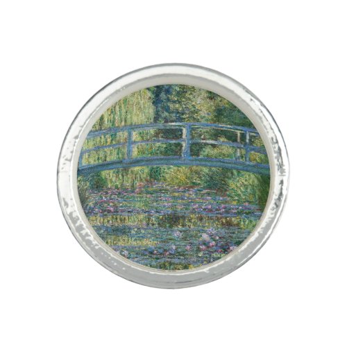 Claude Monet _ Water Lily pond Green Harmony Ring