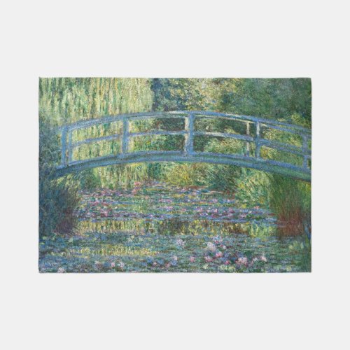 Claude Monet _ Water Lily pond Green Harmony Rug