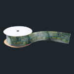 Claude Monet - Water Lily pond, Green Harmony Satin Ribbon<br><div class="desc">Water Lily pond,  Green Harmony / Le Bassin aux Nympheas,  Harmonie Verte by Claude Monet in 1899</div>