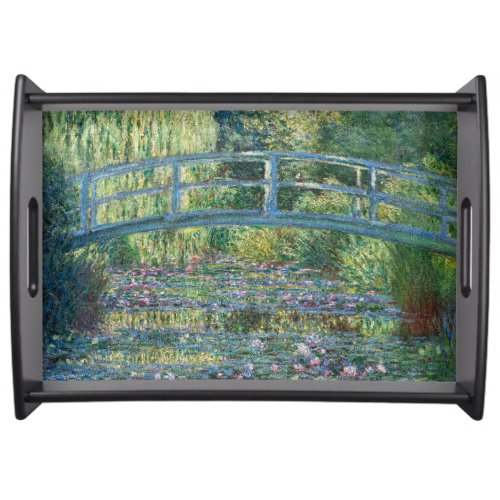 Claude Monet _ Water Lily pond Green Harmony Serving Tray